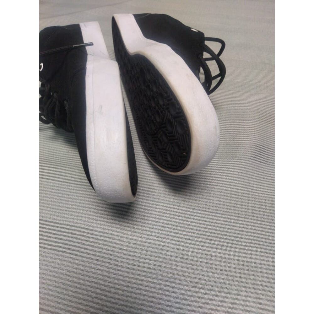 DC Men's Trase TX Black Sneaker, Size 14 M, Skate Shoes Black & White - Picture 4 of 12